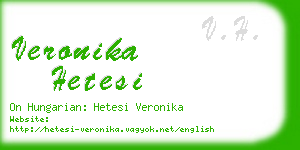 veronika hetesi business card